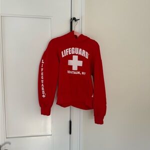 Red Lifeguard Hoodie